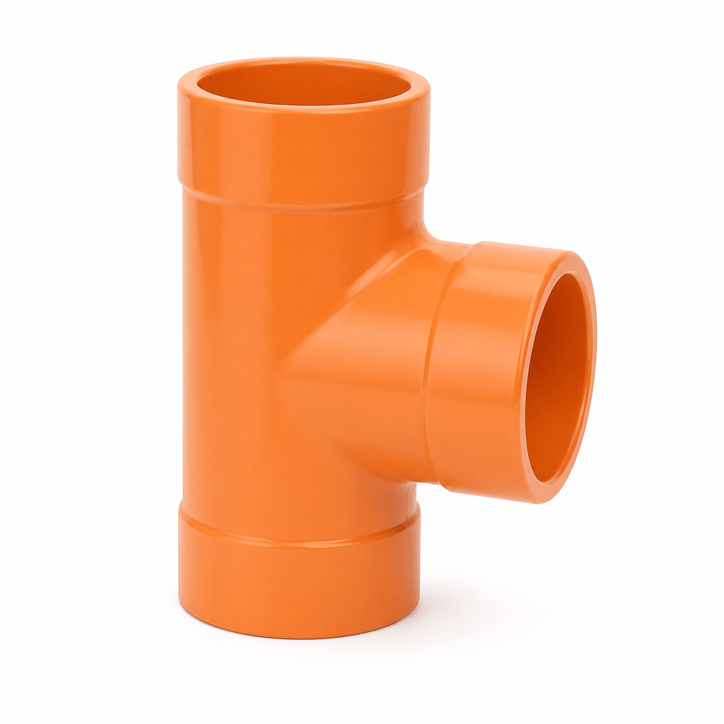 Tee CPVC naranja BlazeMaster