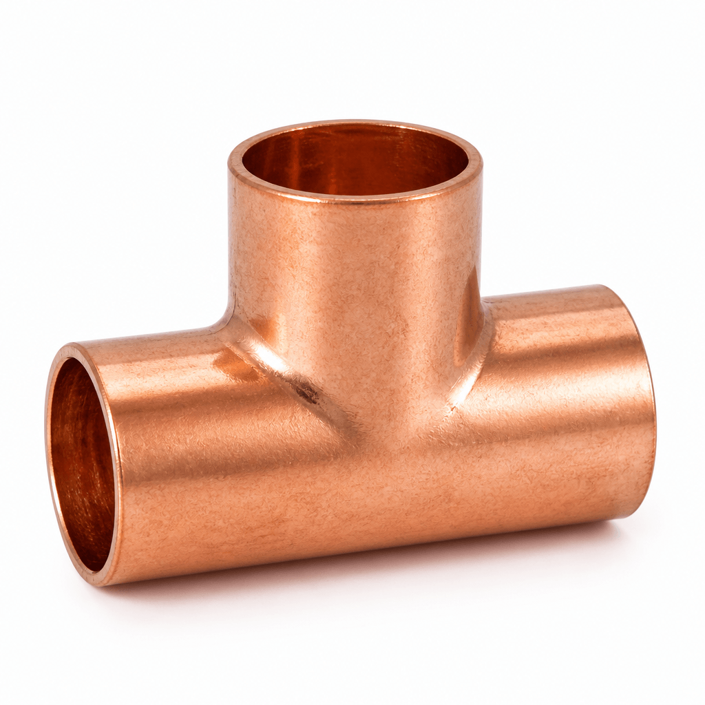 Tee de cobre soldable