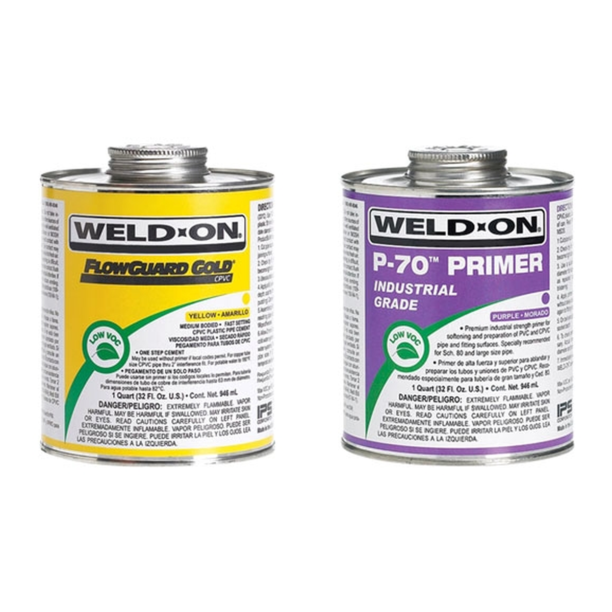 Cemento Weld-On FlowGuard Gold CPVC y primer P-70