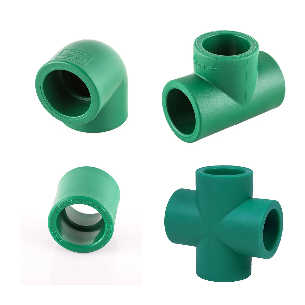 Conexiones PP-R verdes Tuboplus