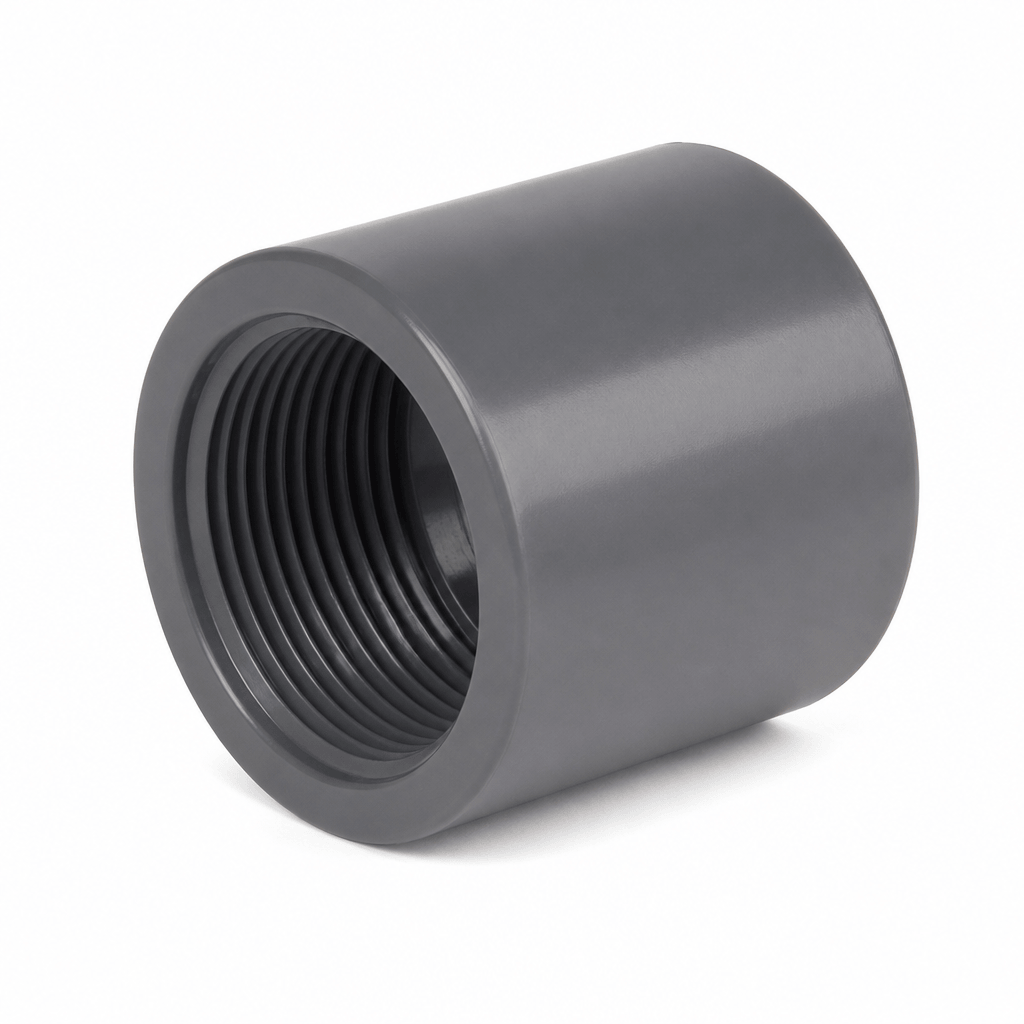 Cople PVC hidráulico cédula 80