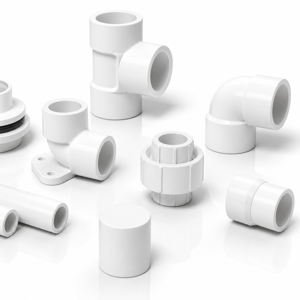 Conexiones PVC sistema métrico